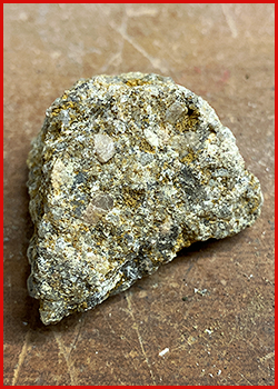 Single Specimen Arkosic Sandstone (Millstone Grit)