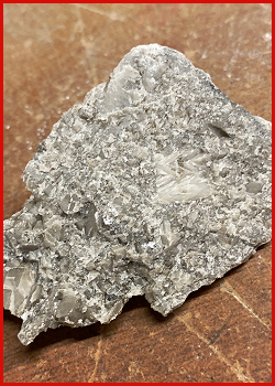 Single Specimen of Crinoidal Limestone